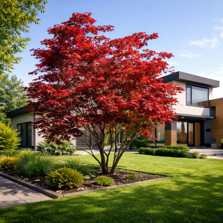 Klon Palmowy Acer palmatum `Atropurpureum` C2 C3